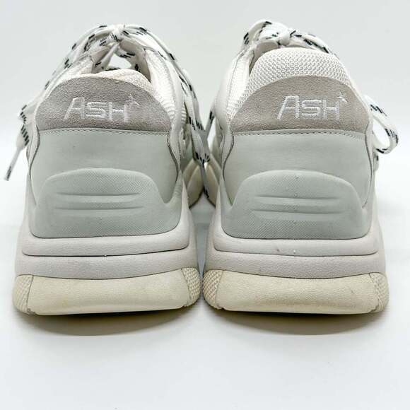 Ash Addict White Chunky Dad Sneakers Women’s Size 9 - Picture 5 of 11
